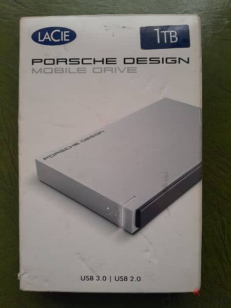 LaCie PORSCHE DESIGN slim mobile drive 1 TB new 1