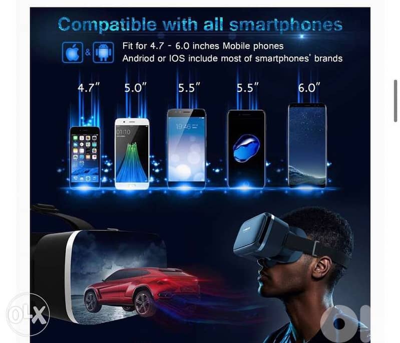 VR SHINECON 3D VR Headset Virtual Reality Glasses 3