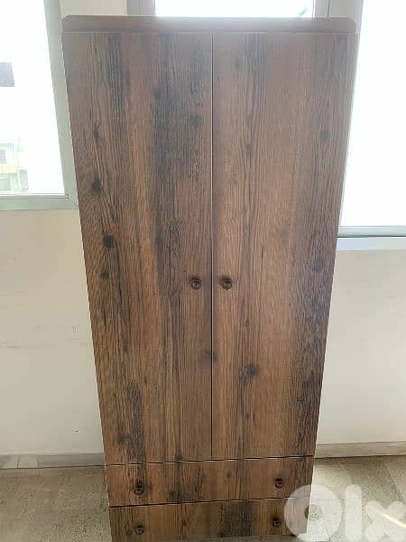 خزانة درفتين 80 سم غميقة 47 0