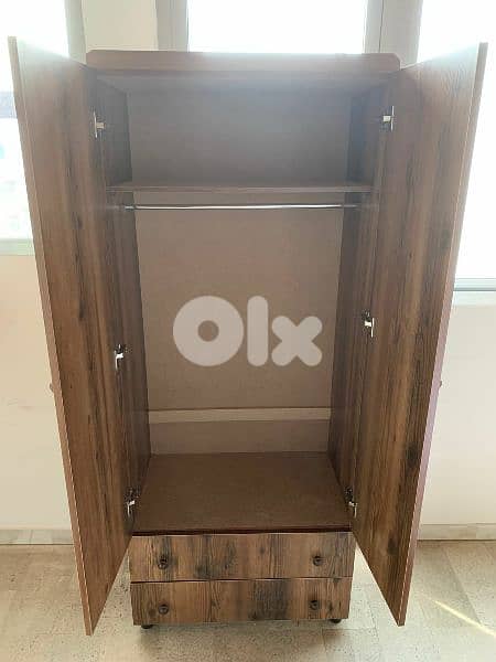 خزانة درفتين 80 سم غميقة 47 1