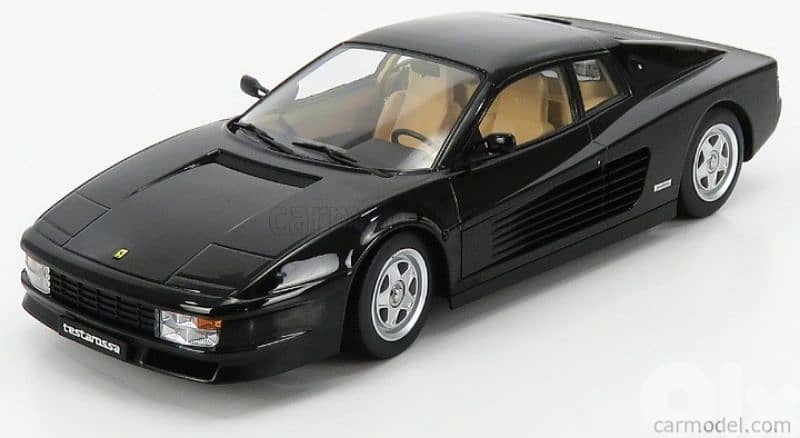 Ferrari Testarossa 1986 diecast car model 1;18. 1