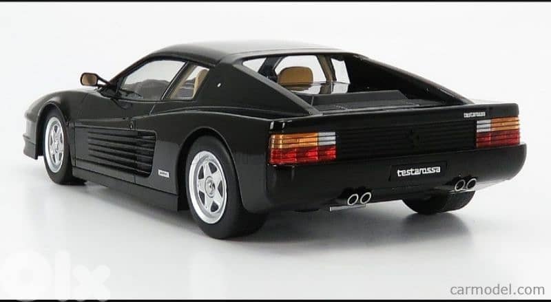 Ferrari Testarossa 1986 diecast car model 1;18. 2