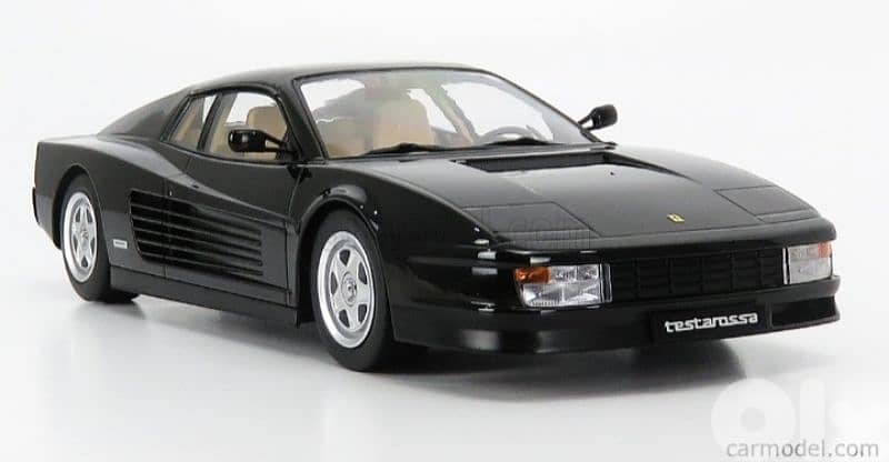 Ferrari Testarossa 1986 diecast car model 1;18. 3
