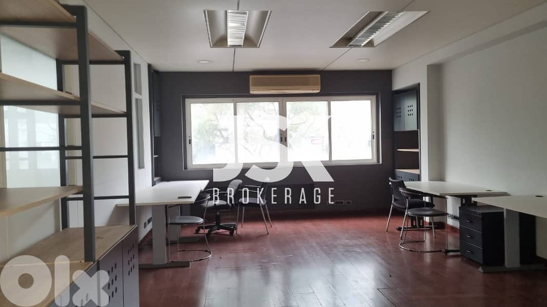 L14747-450 SQM Furnished Office for Rent in Verdun, Ras Beirut 0