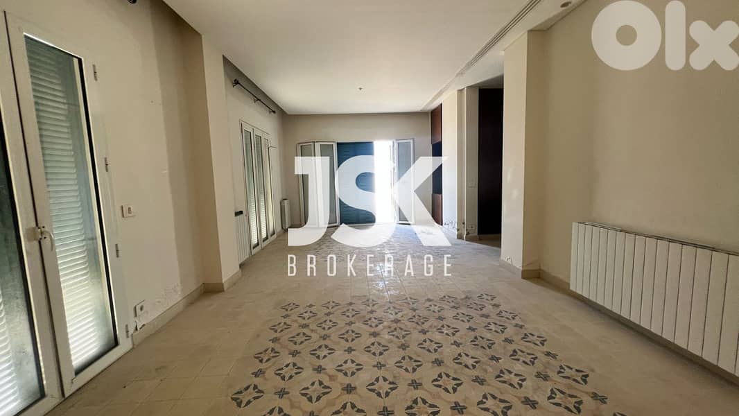L14749-Vintage Apartment with Terrace for Rent In Achrafieh 0