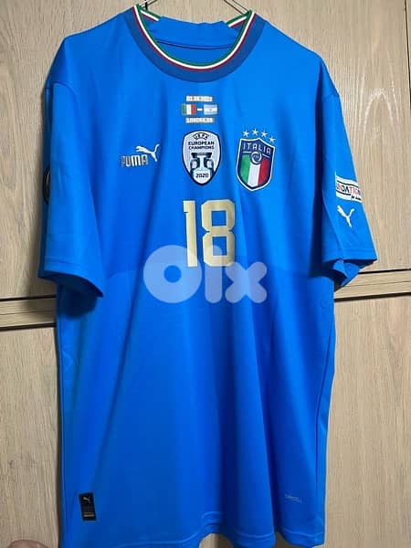 finalissima jersey Barella italy  puma limited edition the final 1