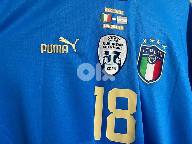 finalissima jersey Barella italy  puma limited edition the final 2