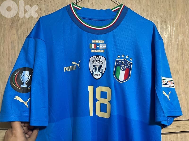 finalissima jersey Barella italy  puma limited edition the final 11