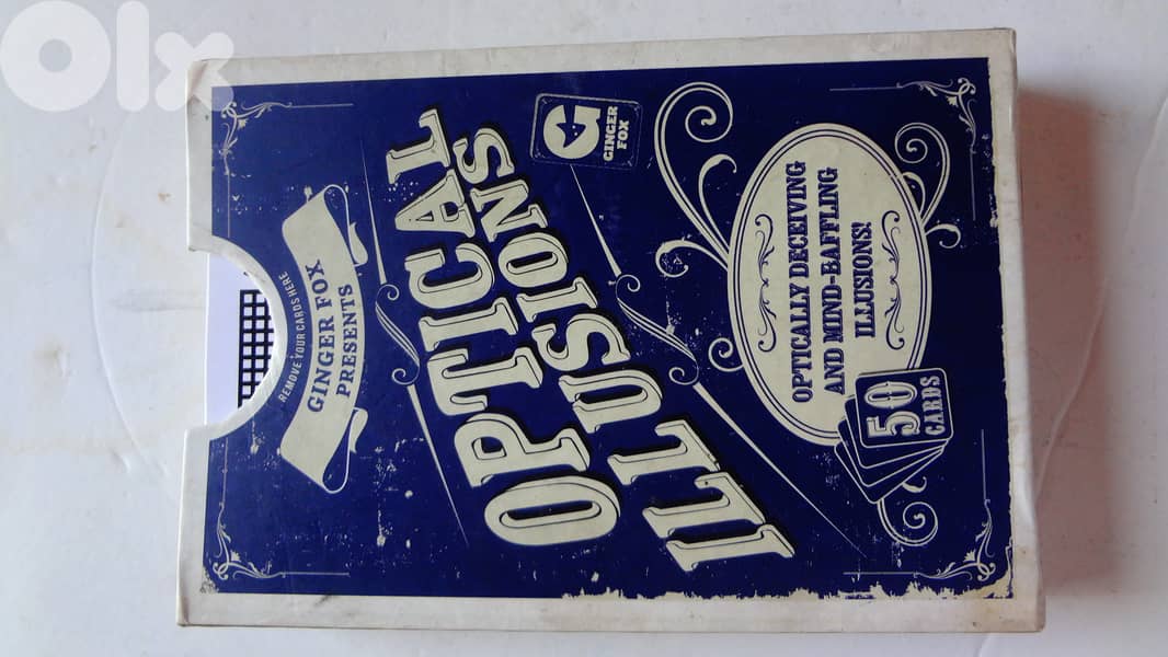 fifty optical illusion cards box set 0
