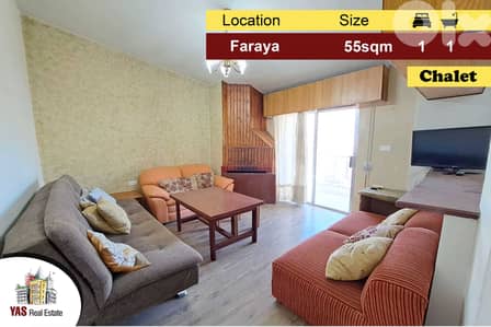Faraya 55m2 | Chalet | Well Maintained | Quiet Street | DA |