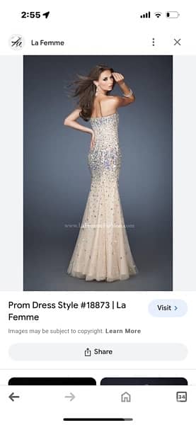 wedding dress strapless iridescent stone, sequin mermaid cut 2