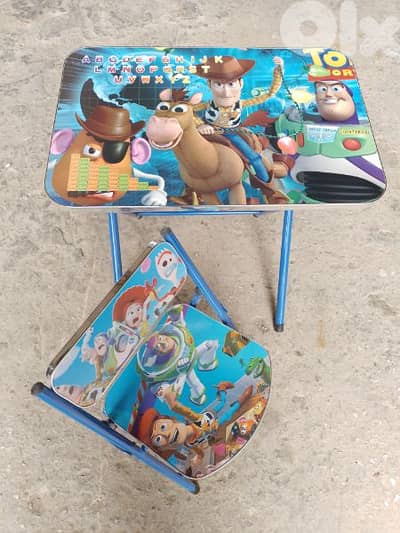 table and chair toy story