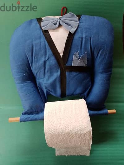 jacket toilet paper holder