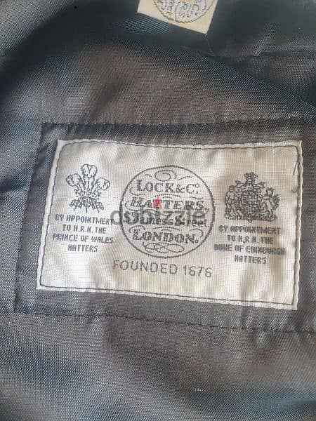 casquette vintage & casual  Lock C Hatters made in london 1