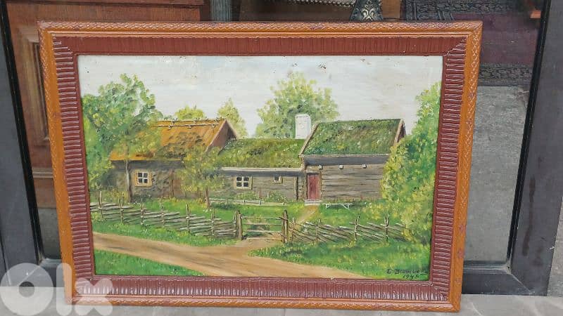 لوحة رسم زيتي 9