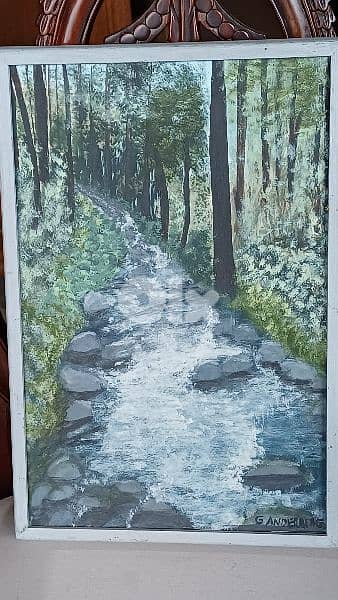 لوحة رسم اكريليك 2