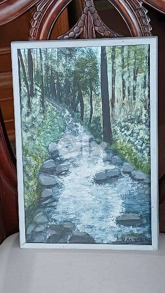 لوحة رسم اكريليك 4