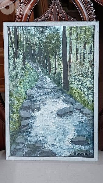 لوحة رسم اكريليك 10