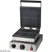Square 4 Pieces Waffle Maker