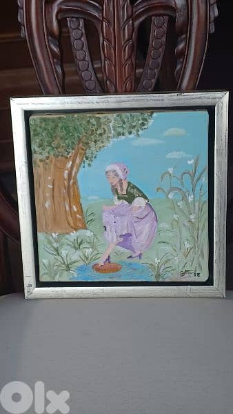 لوحة رسم اكريليك 0