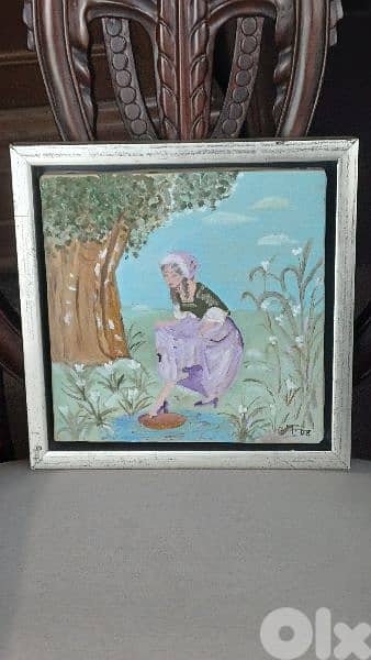 لوحة رسم اكريليك 10