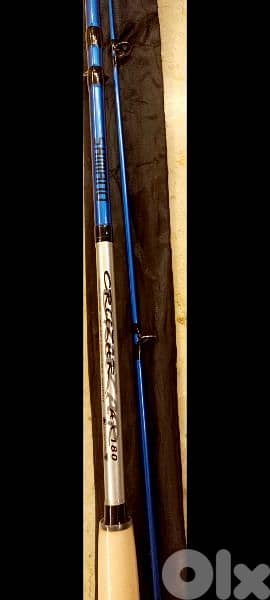 ١. ٨٠ سم مستعملة مرة واحدة فقط ماركة shimano full carbon 2