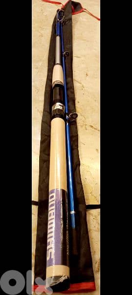 ١. ٨٠ سم مستعملة مرة واحدة فقط ماركة shimano full carbon 3