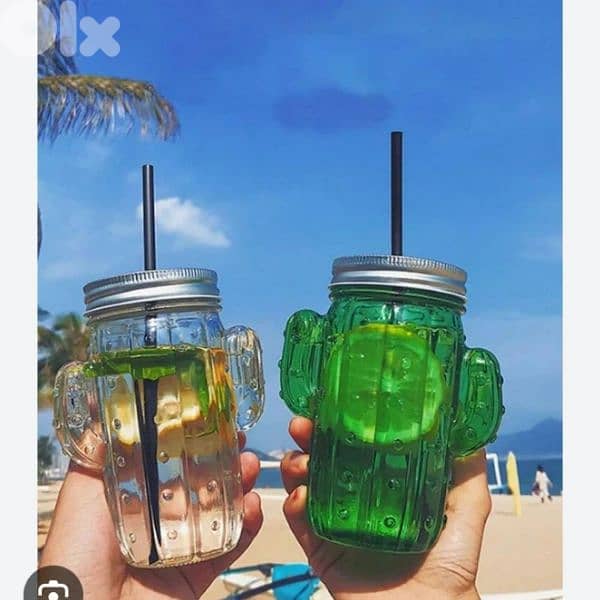 beautiful cocktail glass jugs with straw 0