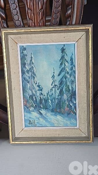 لوحة رسم اكريليك 0