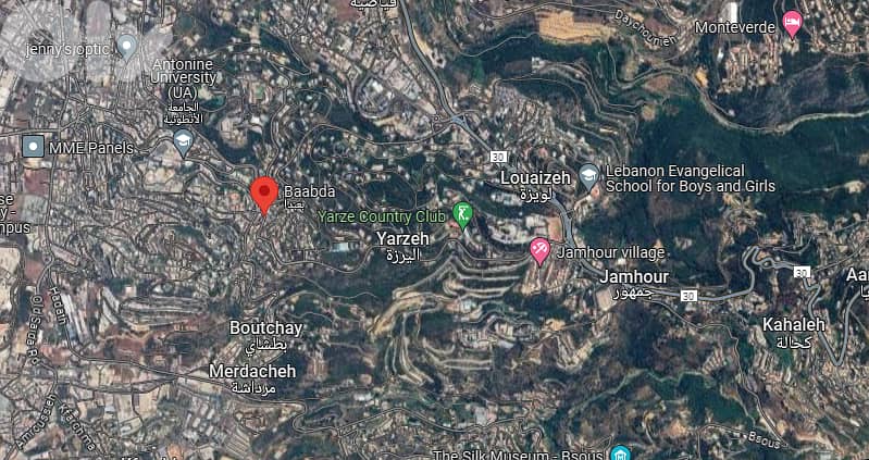land for sale in Baabda(residential palace area)أرض قرب القصر الجمهوري 0