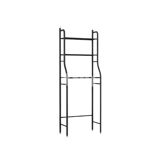 3-Tier Toilet Shelf, Washing Machine Steel Storage Rack 7