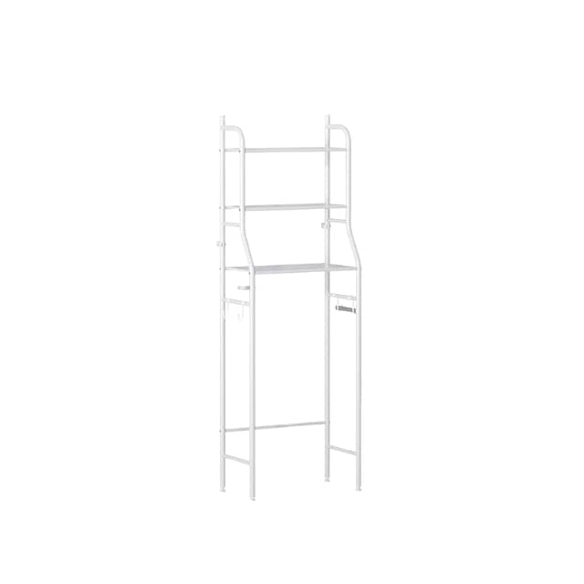 3-Tier Toilet Shelf, Washing Machine Steel Storage Rack 8