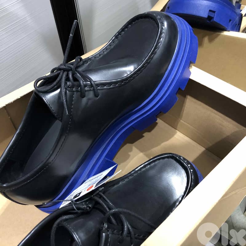 ZARA MOC TOE CHUNKY SHOES 42 3