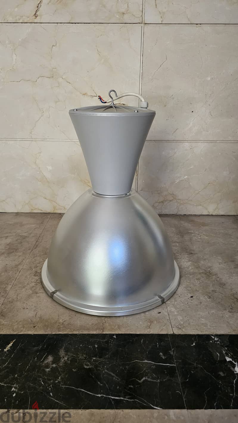 Large Industrial Aluminium Pendant Light 1