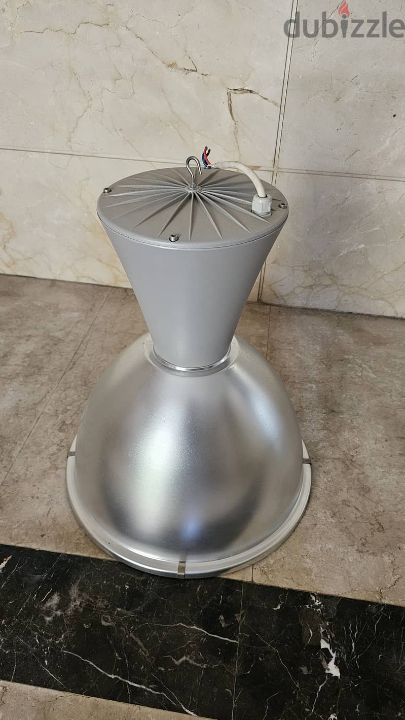 Large Industrial Aluminium Pendant Light 3