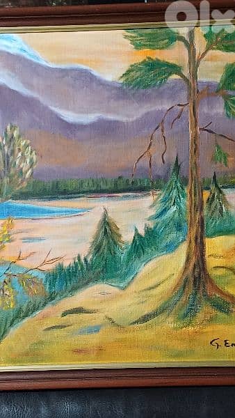 لوحة رسم زيتي 3