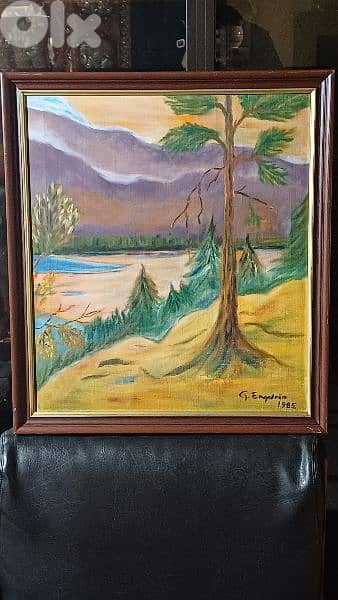 لوحة رسم زيتي 9