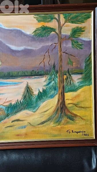 لوحة رسم زيتي 11