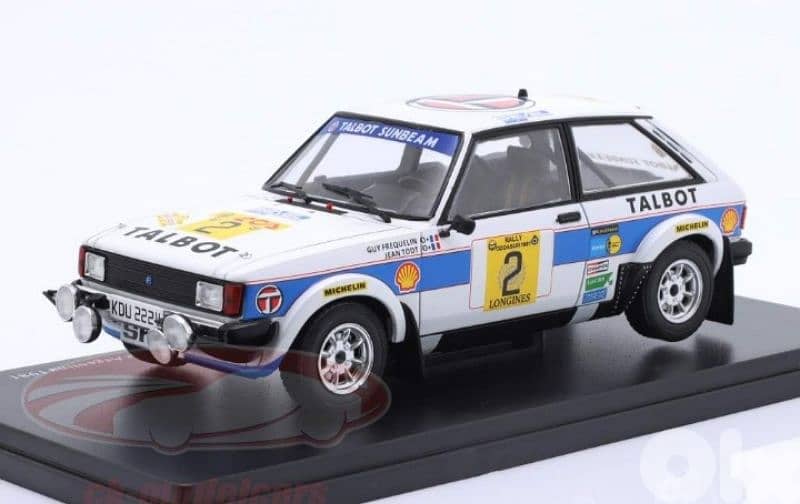 Talbot Sunbeam (Rally Codasur Argentina 1981) diecast car model 1;24. 1
