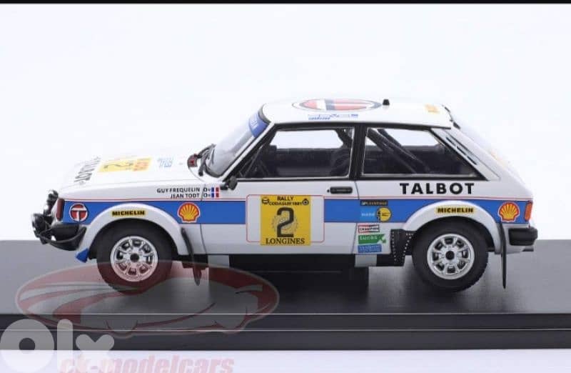 Talbot Sunbeam (Rally Codasur Argentina 1981) diecast car model 1;24. 2