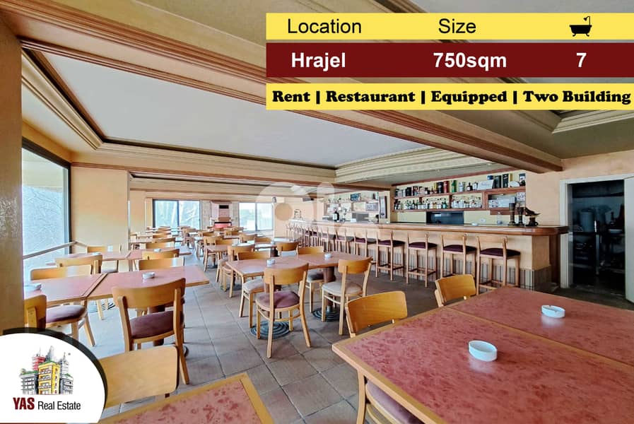 Hrajel 750m2 | 1000m2 Terrace | Restaurant | Rent |Two Building | DA | 0