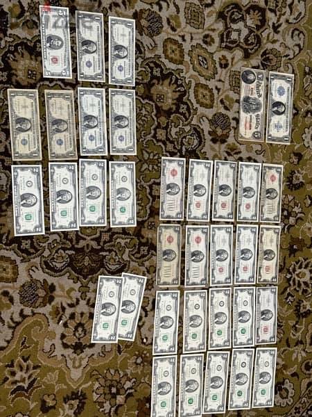 Old USD Banknotes 1$ / 2$ / 5$ 0