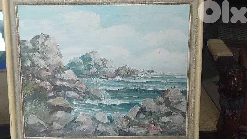 لوحة رسم زيتي 2