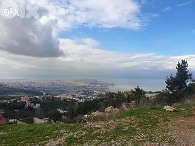 220$/SQ LAND IN RABWEH PANORAMIC SEA VIEW 30/90 1700SQ , CHLN-118 0