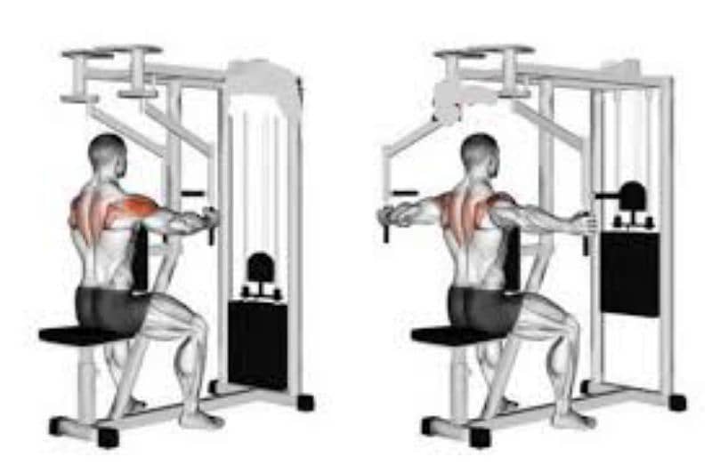 chest fly & Rear delt shoulder machine 03027072 GEO SPORT 0
