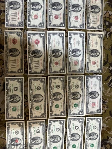 Old USD Banknotes 1$ / 2$ / 5$ 3