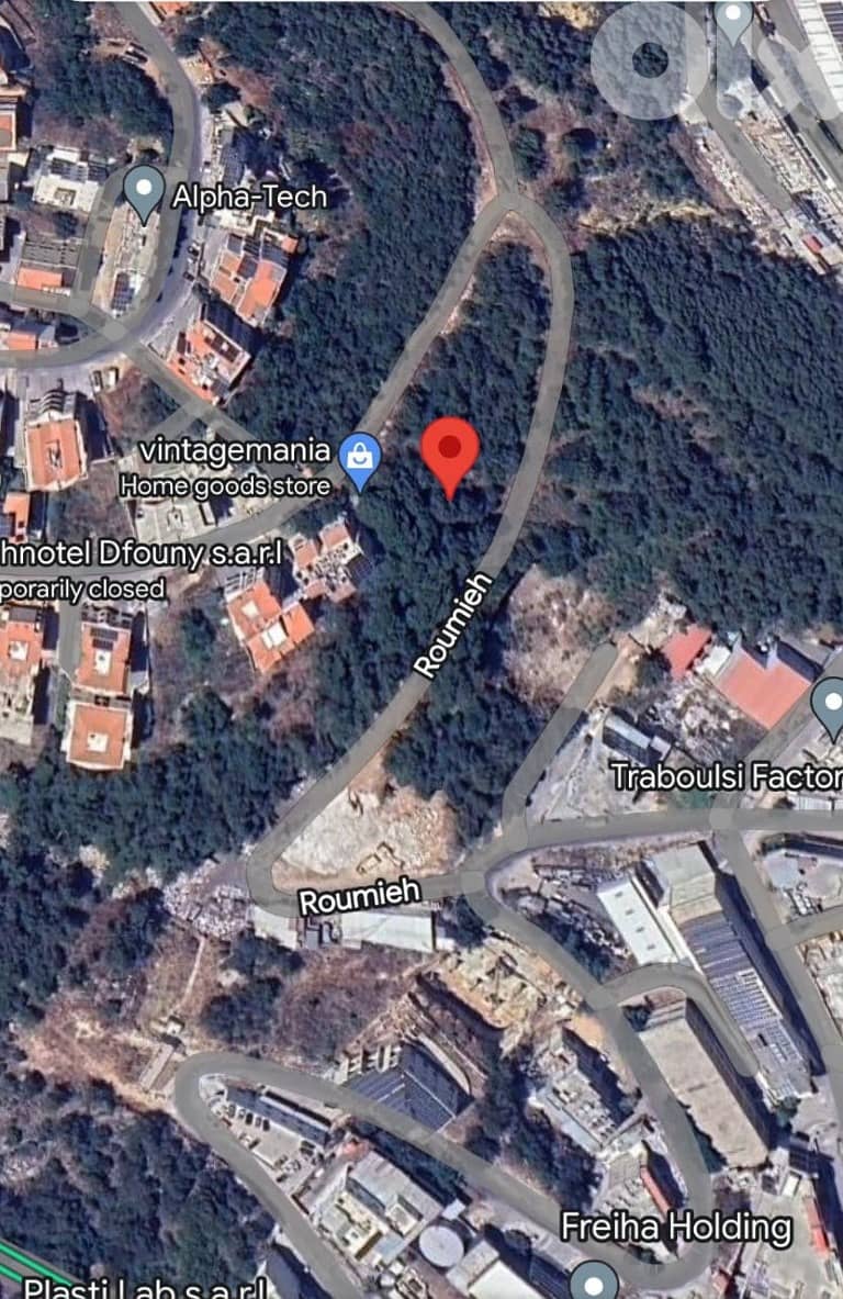 2251 Sqm | Industrial land for sale in Roumieh صناعي درجة أولى 2