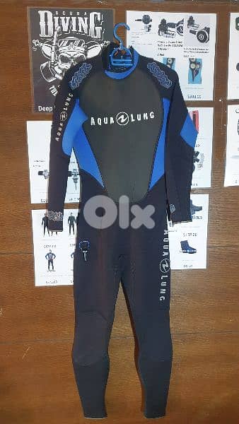 5mm new wet suit large 0