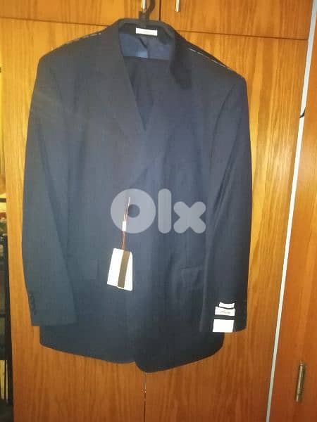 Brioni Suit size 56 dark blue hand made 1