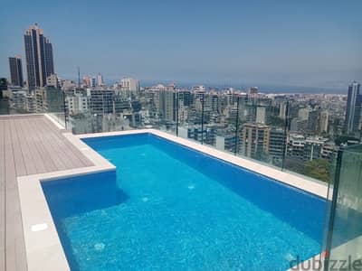 Penthouse designed with terrace and swimming pool